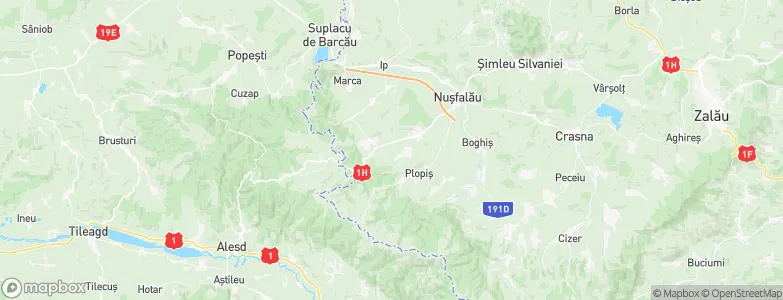 Halmăşd, Romania Map