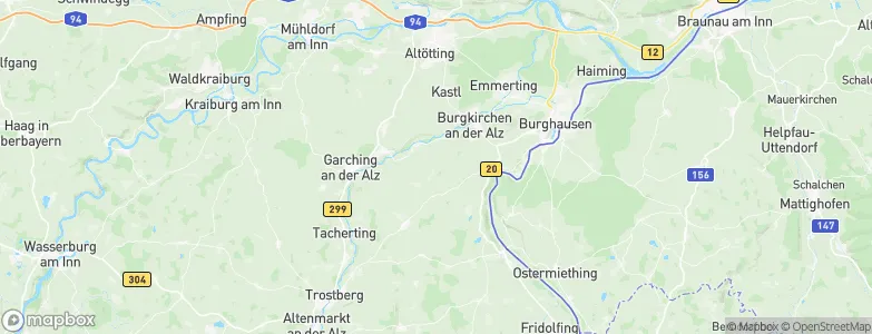 Halsbach, Germany Map