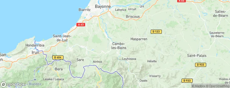 Halsou, France Map