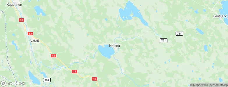 Halsua, Finland Map