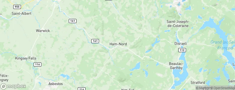Ham-Nord, Canada Map