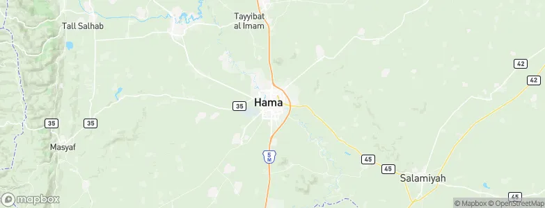 Hama, Syria Map