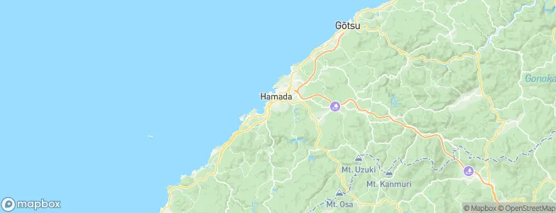 Hamada, Japan Map