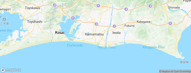 Hamamatsu, Japan Map