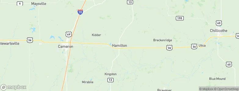 Hamilton, United States Map