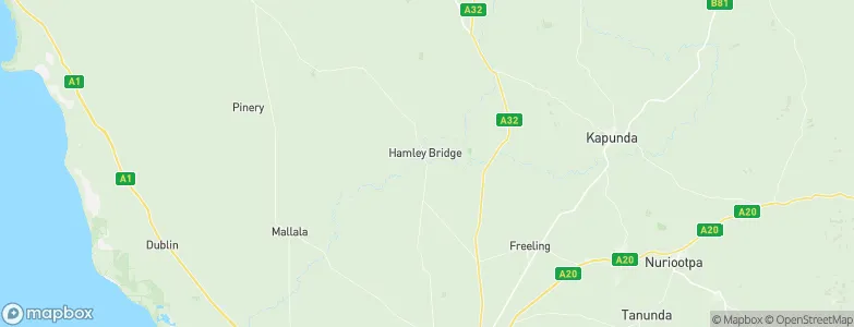 Hamley Bridge, Australia Map