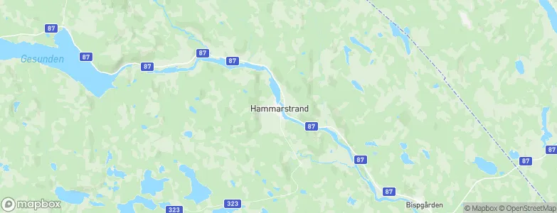 Hammarstrand, Sweden Map