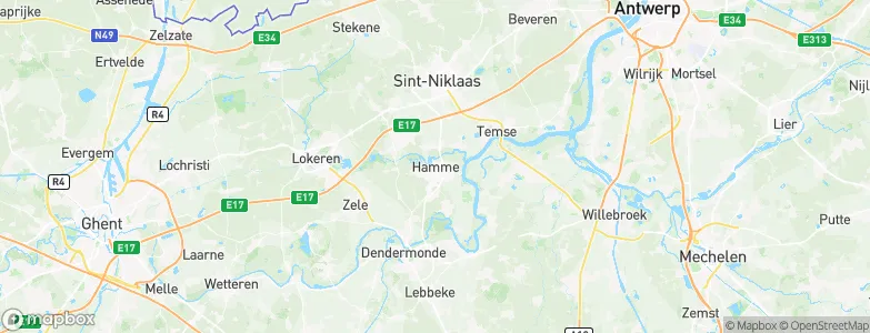 Hamme, Belgium Map
