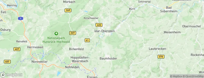 Hammerstein, Germany Map