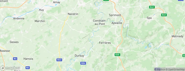 Hamoir, Belgium Map