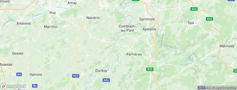 Hamoir, Belgium Map
