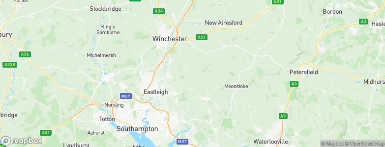 Hampshire, United Kingdom Map