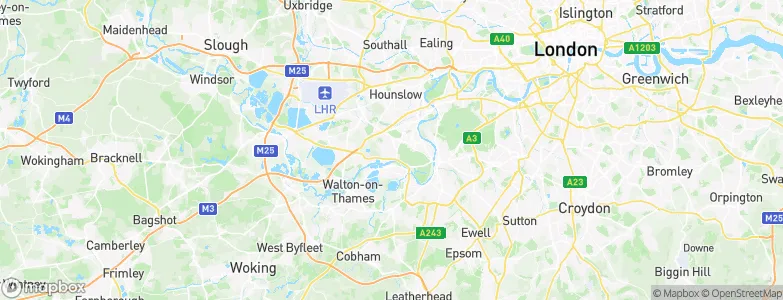 Hampton, United Kingdom Map