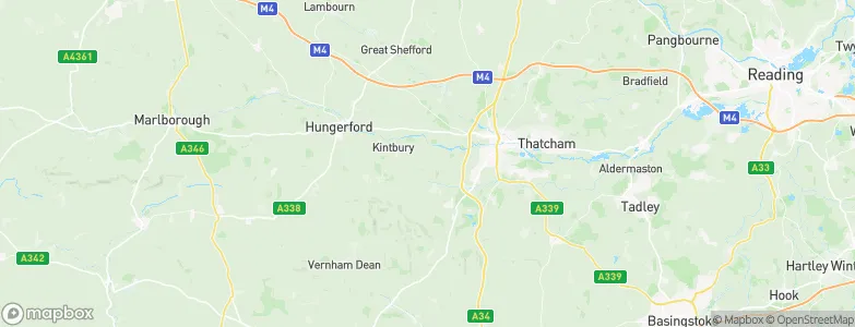 Hamstead Marshall, United Kingdom Map