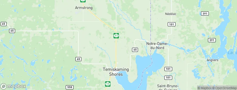Hanbury, Canada Map