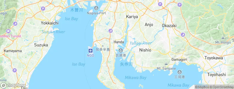 Handa, Japan Map