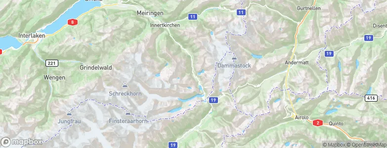 Handegg, Switzerland Map