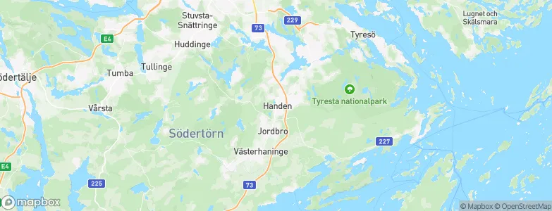 Handen, Sweden Map