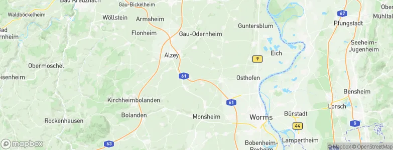 Hangen-Weisheim, Germany Map