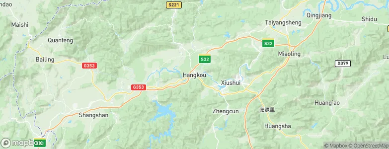 Hangkou, China Map