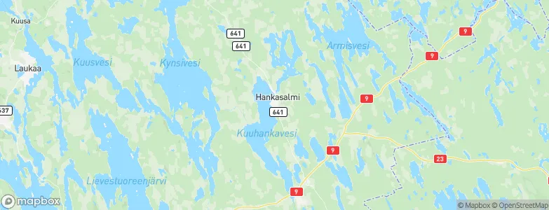 Hankasalmi, Finland Map