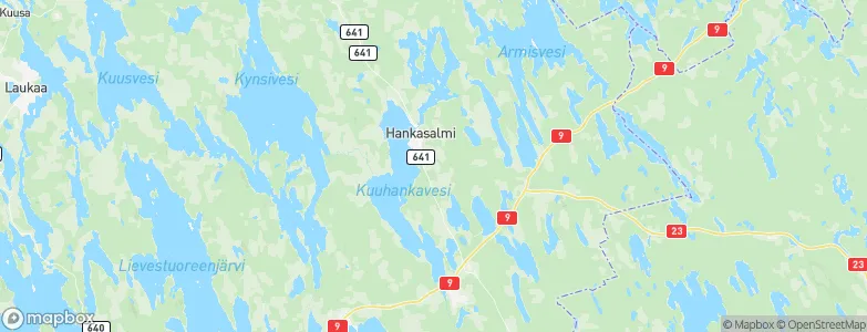 Hankasalmi, Finland Map