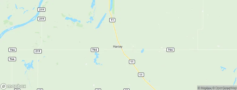 Hanley, Canada Map