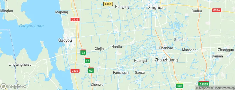 Hanliu, China Map