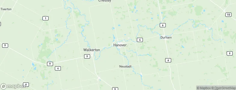 Hanover, Canada Map