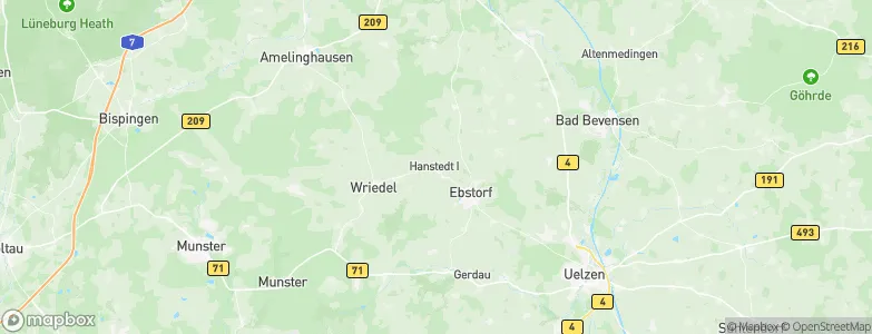 Hanstedt Eins, Germany Map