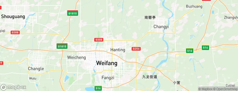 Hanting, China Map