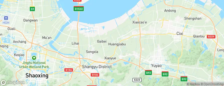 Hanxia, China Map