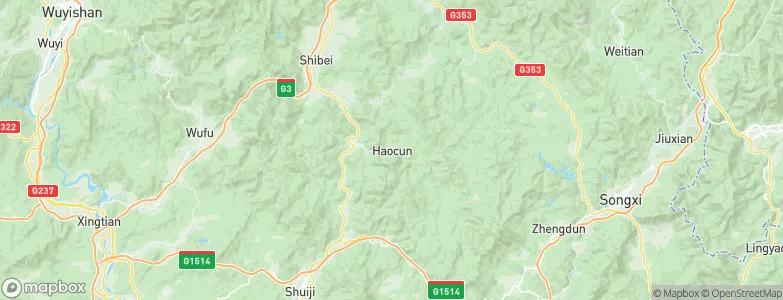 Haocun, China Map