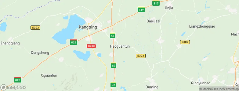 Haoguantun, China Map