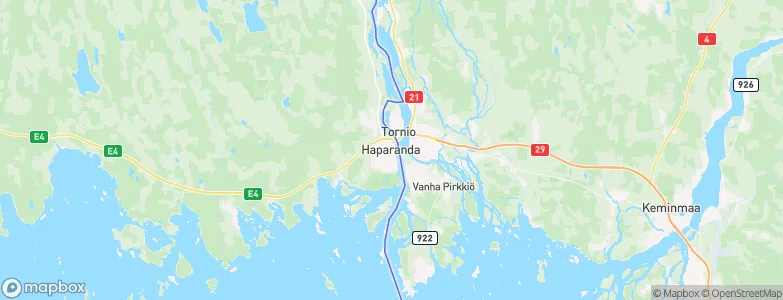 Haparanda, Sweden Map