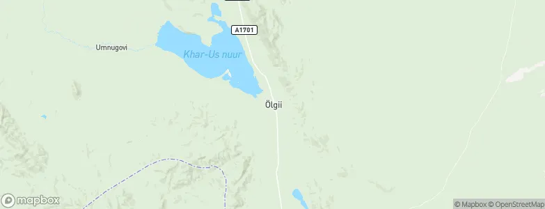 Har-Us, Mongolia Map