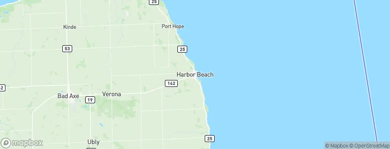 Harbor Beach, United States Map