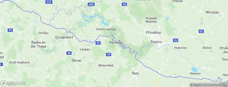Hardegg, Austria Map