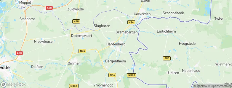 Hardenberg, Netherlands Map