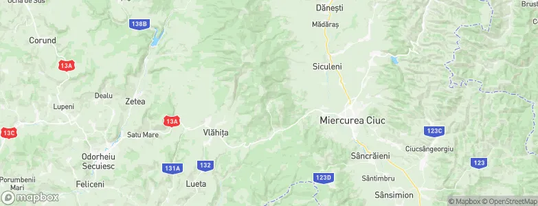 Harghita-Băi, Romania Map