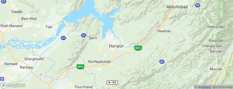 Haripur, Pakistan Map