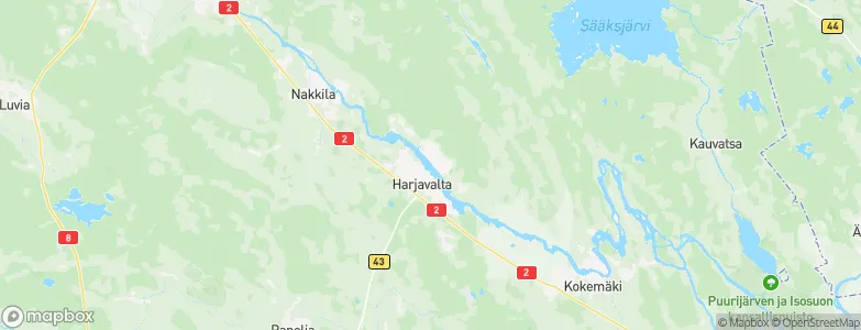Harjavalta, Finland Map