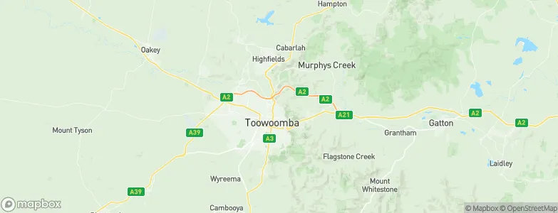 Harlaxton, Australia Map