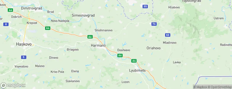 Harmanli, Bulgaria Map