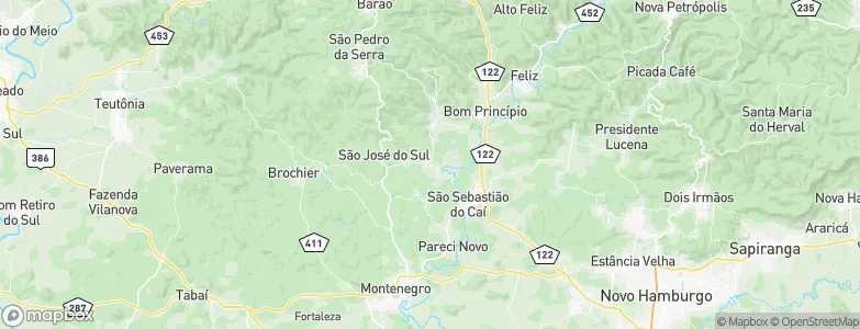 Harmonia, Brazil Map