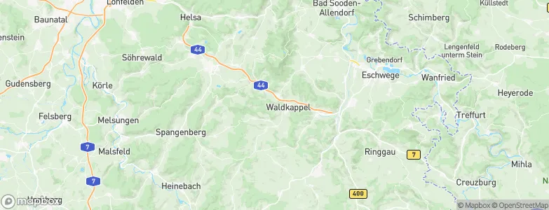 Harmuthsachsen, Germany Map