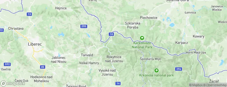 Harrachov, Czechia Map