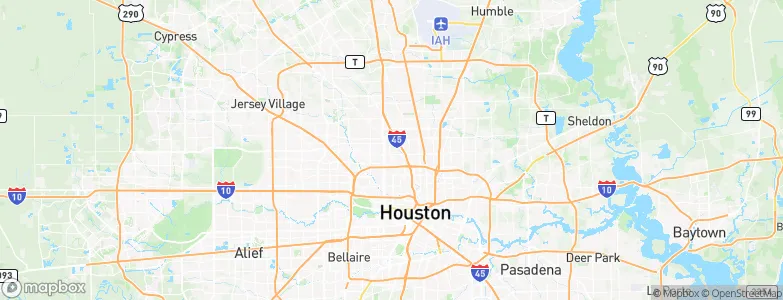 Harris County, United States Map