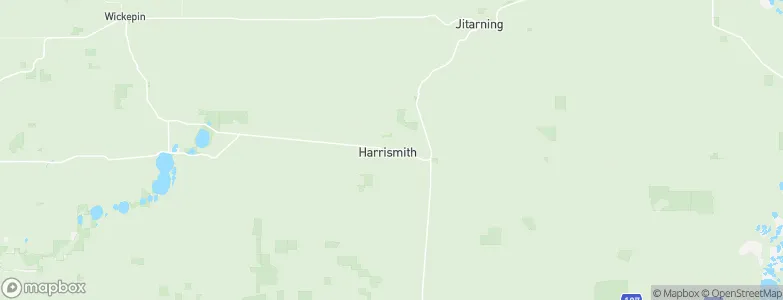 Harrismith, Australia Map