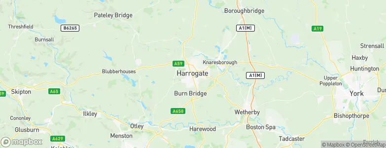 Harrogate, United Kingdom Map